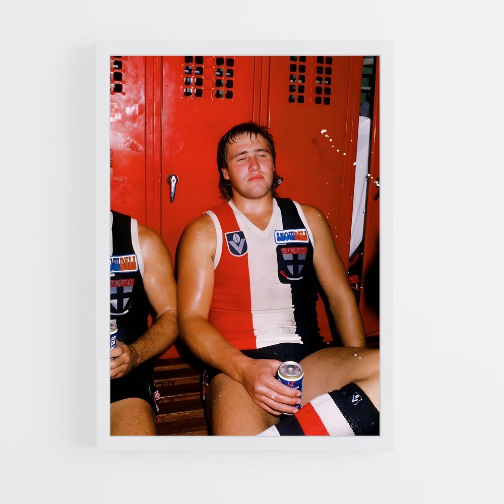 Poster Amis et Bière – affiche Football australien (vue 3)
